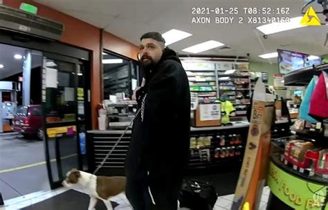 In the video, the suspect identified as Noel Palomera-Vasquez disclosed to law enforcement that he was on methamphetamine. Shortly later, Palomera-Vasquez moved outside of the store when law enforcement arrived, but refused to comply with additional law enforcement commands.. Noel palomera vasquez